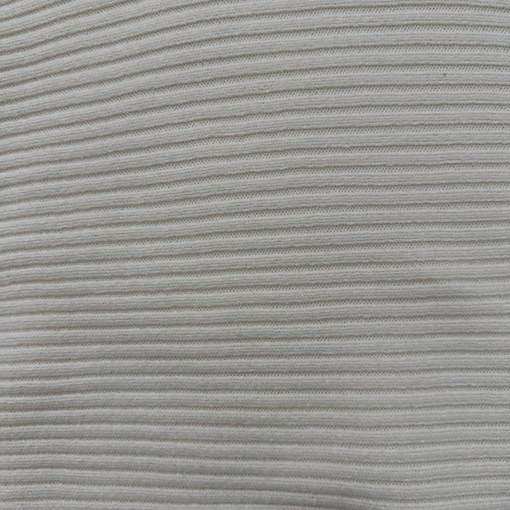 Express Women's Ivory Ribbed Sweater - Picture 6 of 6